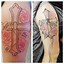 Image result for Cross Heart and Rose Tattoo