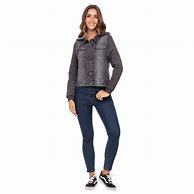 Image result for Jeans Jackets for Women with Hoodie