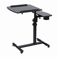 Image result for Adjustable Height Rolling Table