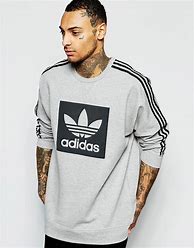 Image result for Adidas Sweatshirt Men Grey