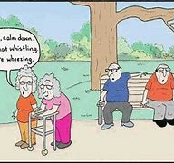 Image result for Funny Cartoon Elderly Care