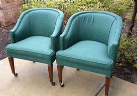 Image result for Club Chairs with Casters