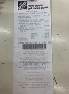 Image result for Picture of Home Depot Sales Receipt for Lawn Mower