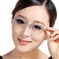 Image result for Rimless Eyeglasses for Women