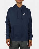 Image result for Nike Sweater with Swoshes Arounf the Hoodie Dark Blue