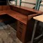 Image result for Small Black and Metal Desk