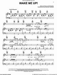 Image result for Wake Me Up Avicii Easy Piano Sheet Free