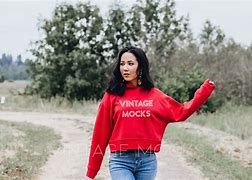 Image result for Cropped Hooded Sweatshirt