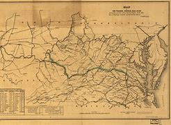 Image result for Virginia Civil War Railroad Map