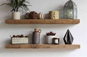 Image result for Wood Floating Shelves