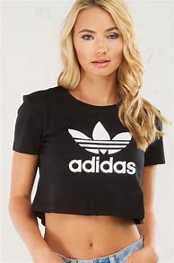 Image result for Adidas Crop Top T-Shirt