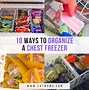 Image result for How to Organize Chest Freezer No Shelves