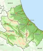 Image result for Map of Abruzzi Italy Provinces
