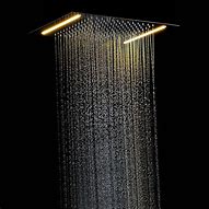 Image result for Large Ceiling Hung Bronze Rain Shower Head