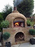 Image result for Fireplace and Brick Pizza Oven