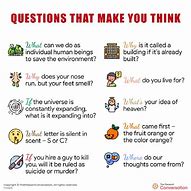 Image result for Little Questions That Make You Think