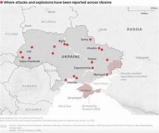 Image result for Ukraine Map After Russian Invasion