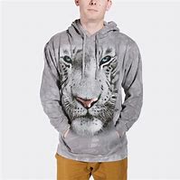 Image result for White Puma Hoodie with Tiger