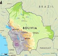Image result for Bolivia Cities Map