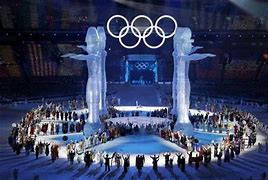 Der olympische Geist zu Besuch in Peking Winterspiele