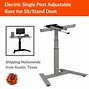 Image result for Pneumatic Adjustable Height Standing Desk