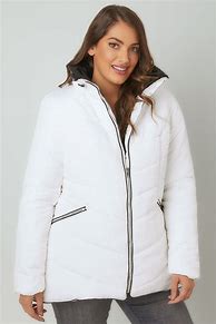 Image result for Ladies White Quilted Jacket