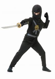 Image result for Morph Costumes Kids Ninja Costume For Boys All Black Halloween Costumes For Boys