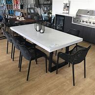 Image result for Concrete Dining Table