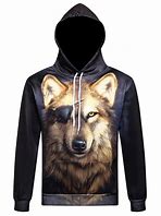 Image result for 3D Wolf Hoodie
