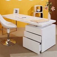 Image result for 60 Inch White Gloss Desk