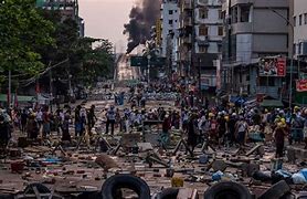Image result for Civil Unrest in Myanmar