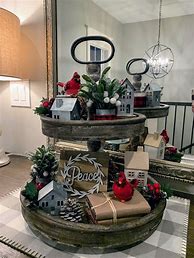 Image result for Tiered Tray Decor Ideas for Winter