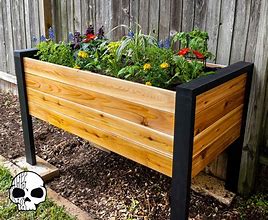 Image result for raised raised planters boxes