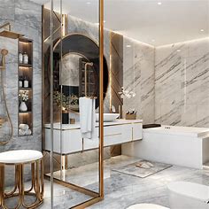 Kuwait Villa l Master Bathroom design on Behance