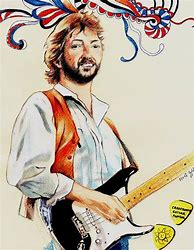 Image result for Eric Clapton 70s Drawing