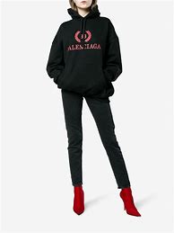 Image result for Black Red Balenciaga Hoodie