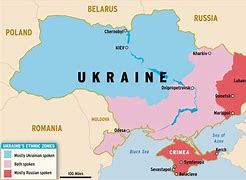 Image result for Ukrainian Language Map with Russia