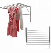 Image result for Compact Wall Mounted Clothes Rack