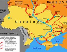 Image result for Russian Occupation of Ukraine Map