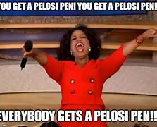 Image result for Pelosi Acquittal Pen