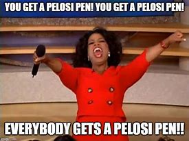 Image result for Pelosi Pen Holder Cartoon