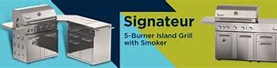 Image result for Costco Signature 5 Burner Island Grill