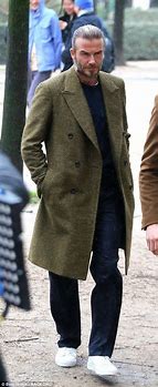 Image result for David Beckham Coat