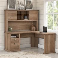Image result for Small Desk Black with Hutch