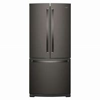 Image result for Black Stainless Steel Refrigerator 33 Inches Wide