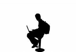 Image result for Student at Desk Silhouette
