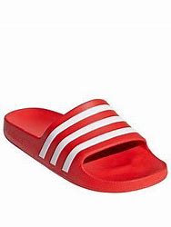 Image result for Adidas Red and White Slides