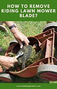 Image result for How to Remove Lawn Mower Blade