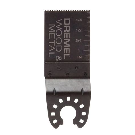 Dremel 1 1/8 in. Multi Max Bi Metal Flush Cut Oscillating Tool Blade  