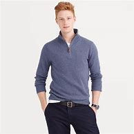 Image result for Button Down Under a Half Zip Sweater Men